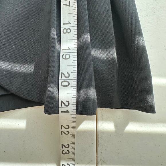 White House Black Market Blazer Jacket Womens 00 Black Tailored Smocked Peplum - Picture 11 of 13